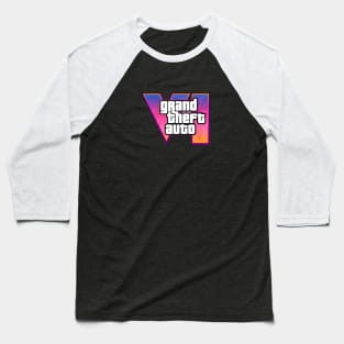 GTA 6 Grand Theft Auto Baseball T-Shirt